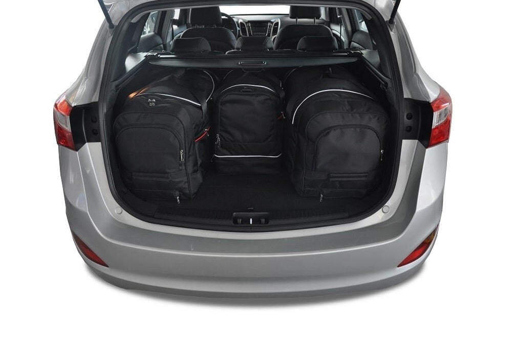 HYUNDAI i30 WAGON 2012-2017 KOFFERRAUMTASCHEN SET 4 STK 2/8