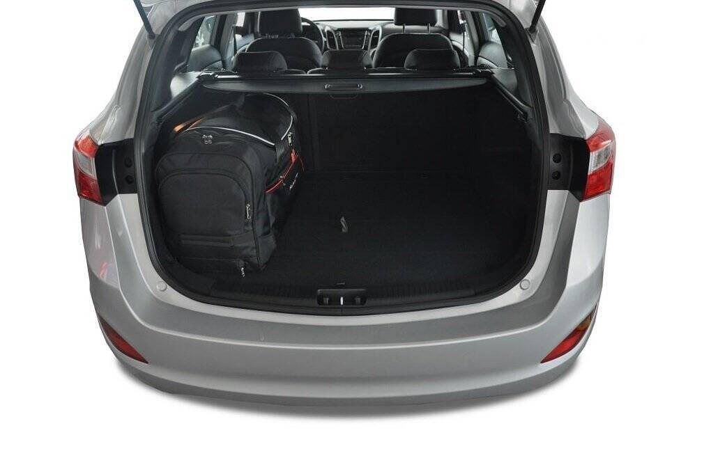 HYUNDAI i30 WAGON 2012-2017 KOFFERRAUMTASCHEN SET 4 STK 4/8