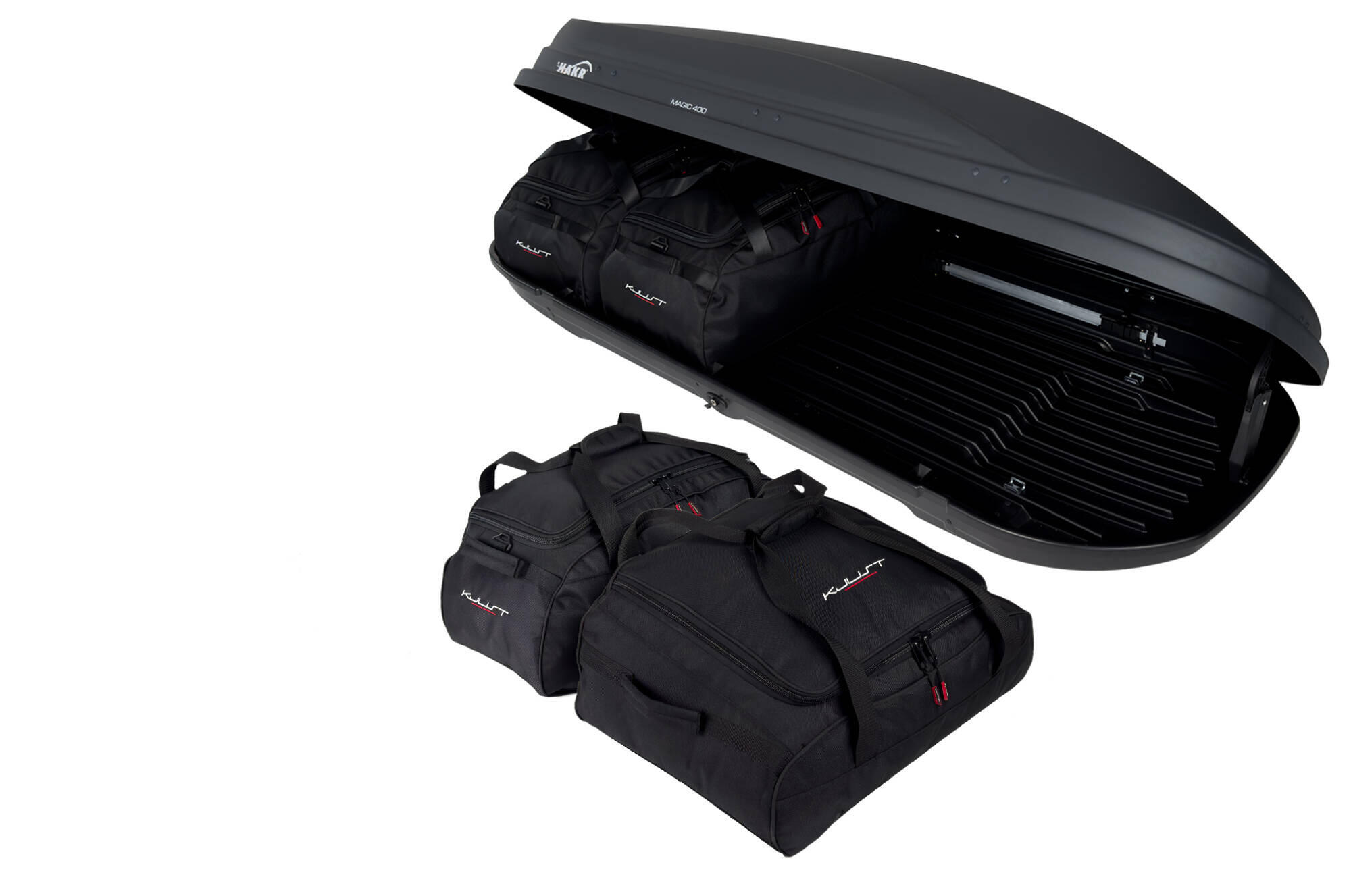 SACS SET 4 PCS POUR COFFRE DE TOIT HAKR MAGIC 400 4/7