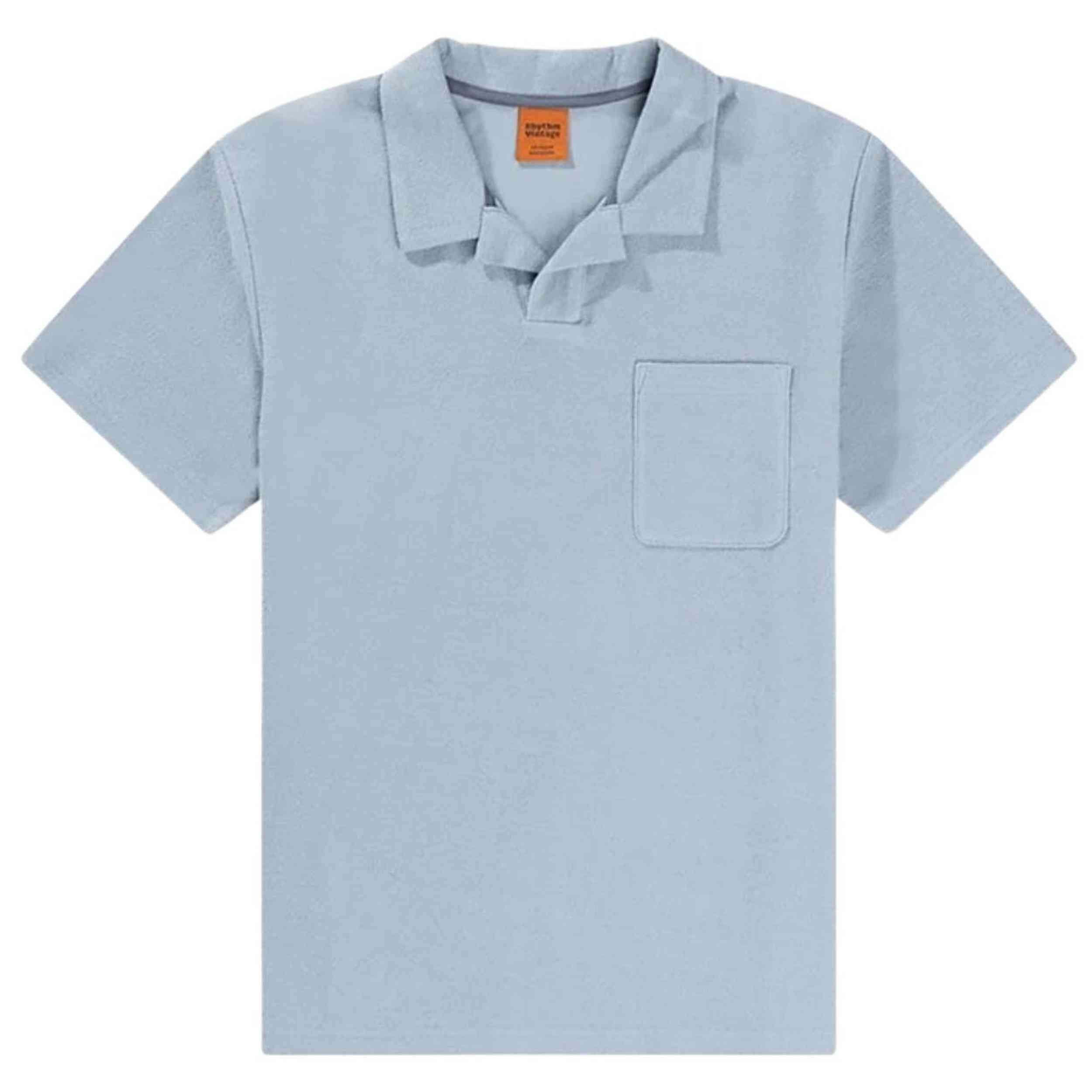 Polo à manches courtes Rhythm modèle 0125MCT03-SLA pour homme 3/3