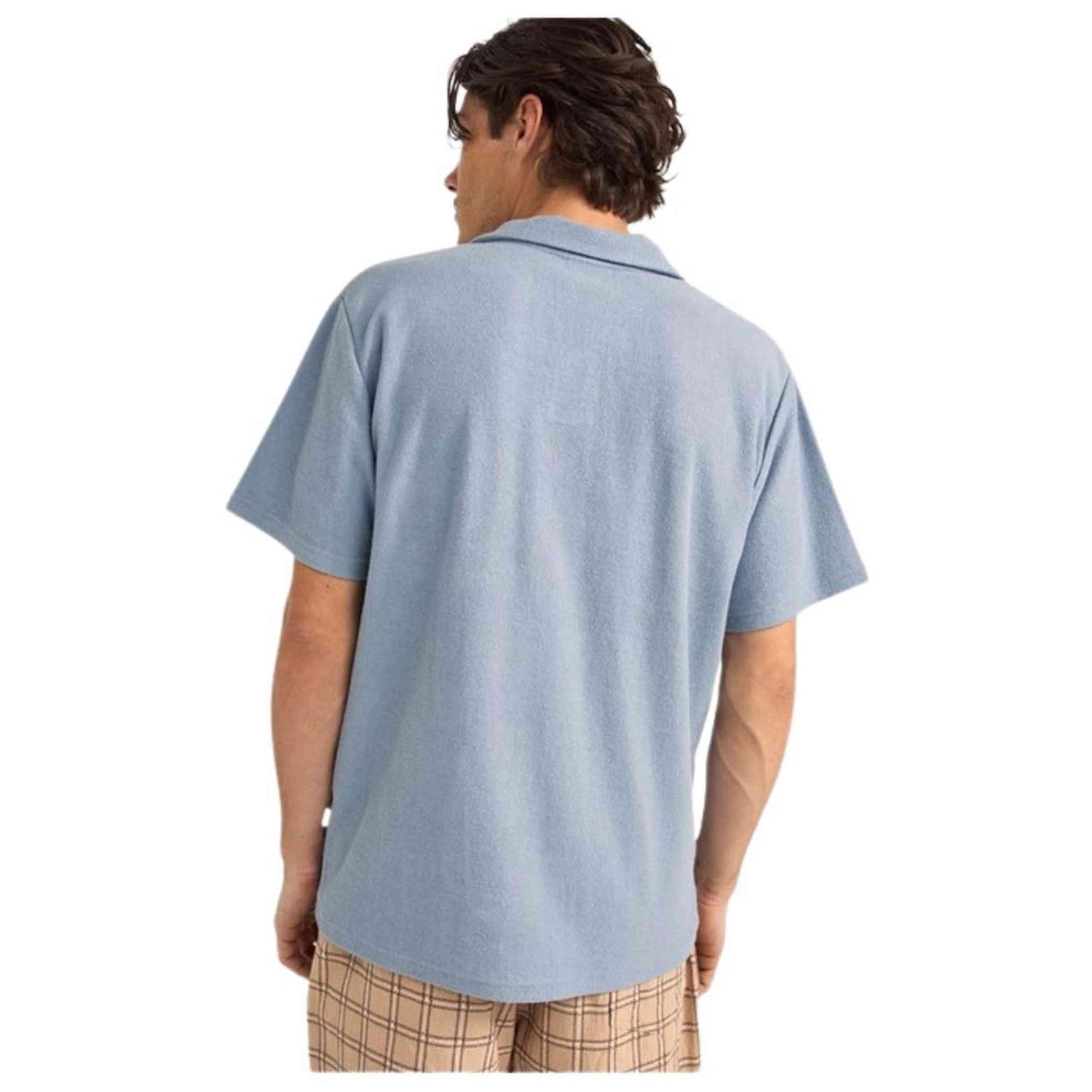 Polo à manches courtes Rhythm modèle 0125MCT03-SLA pour homme 2/3