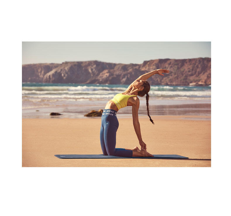 Tapis de Yoga  - 8mm - Bleu Turquoise 4/5