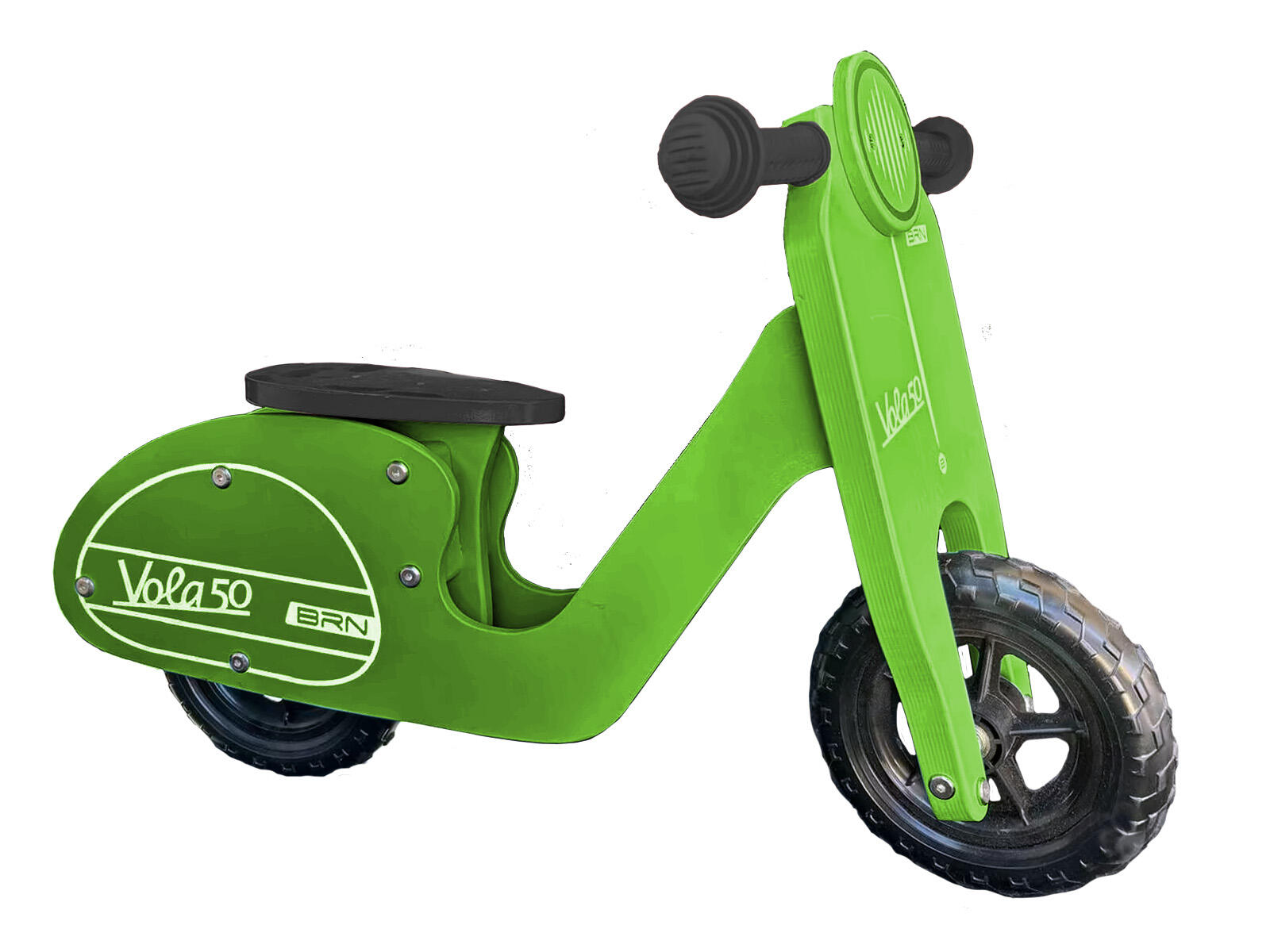 BRN Vola 50 houten loopfiets 8 inch groen 2/2