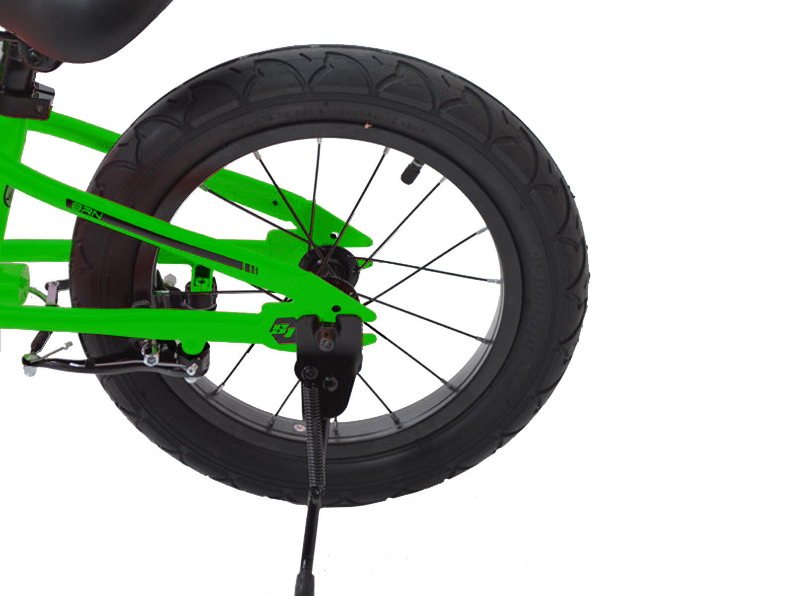 BRN Speedracer stalen loopfiets 12 inch fel groen 2/2