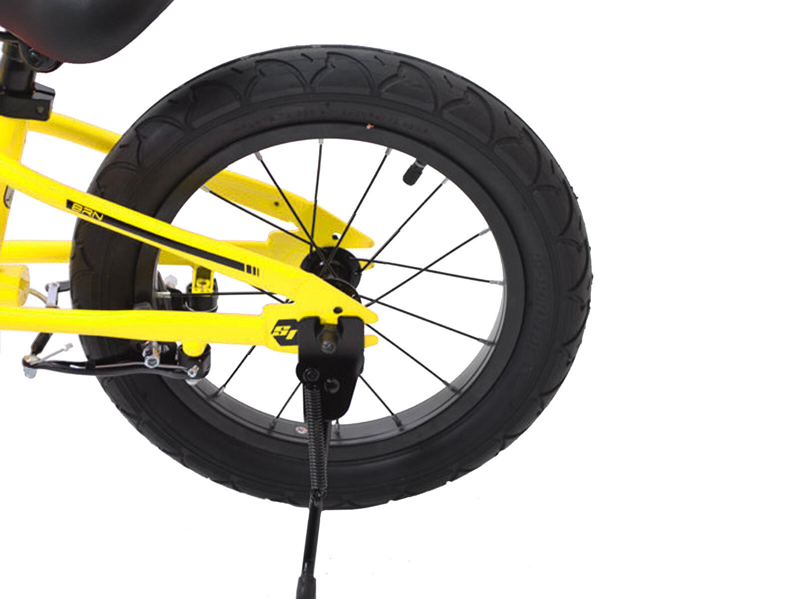 BRN Speedracer stalen loopfiets 12 inch fel geel 2/2