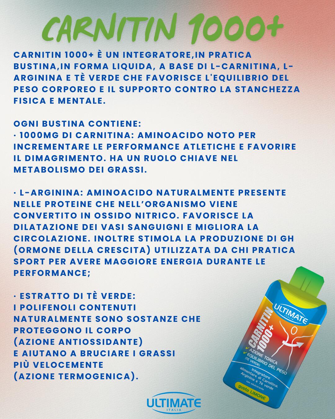 CARNITIN 1000+ LIMONE 25ml 5/6