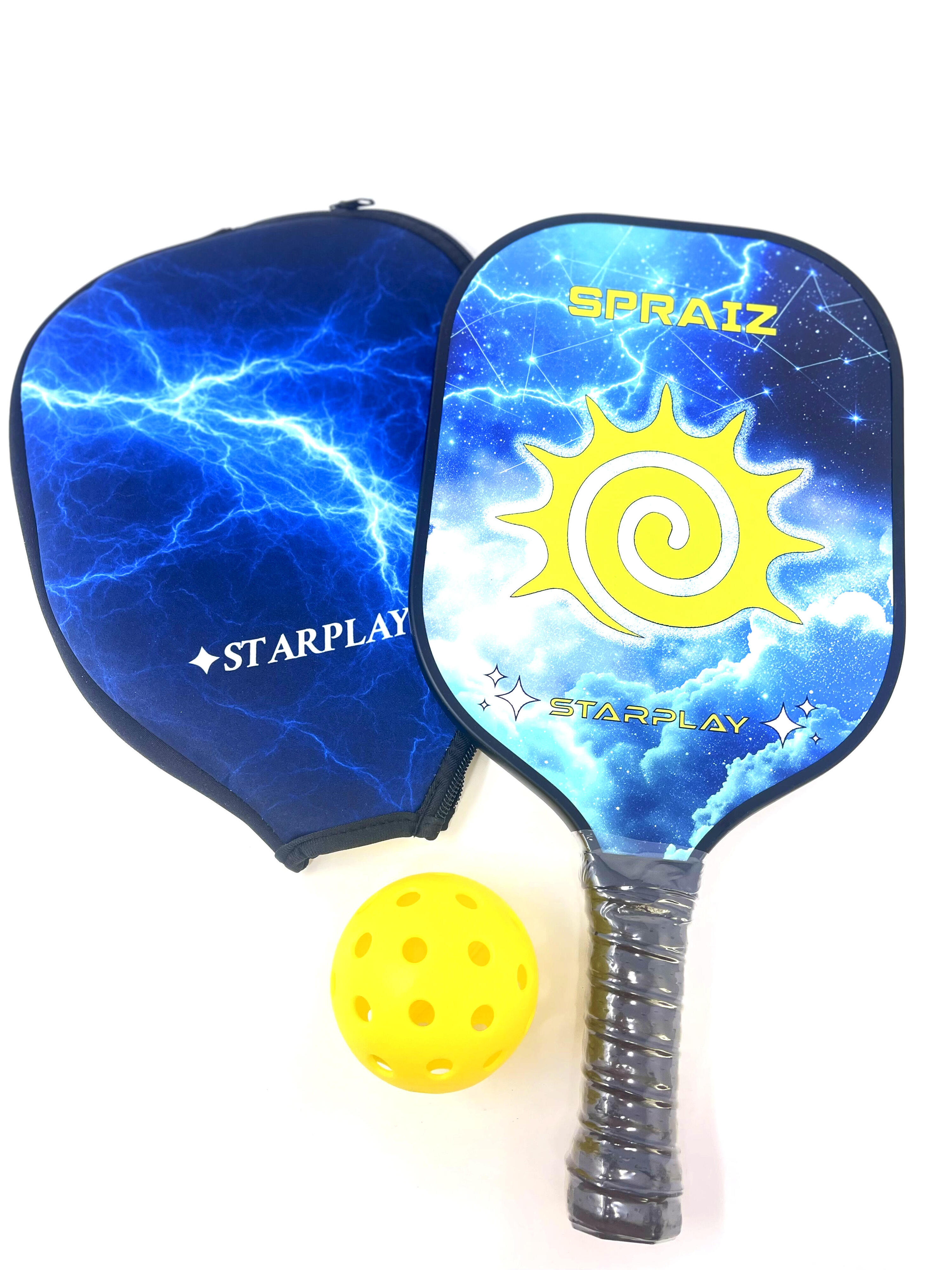 Starplay Raquette de Pickleball noire 1/2