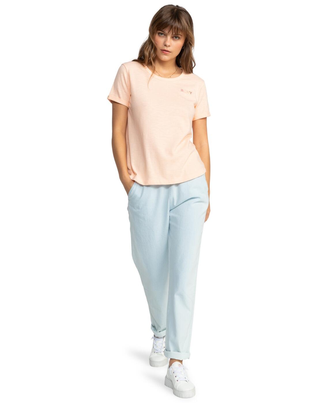 T-Shirt à manches courtes SATURDAZE Rose Femme 4/4