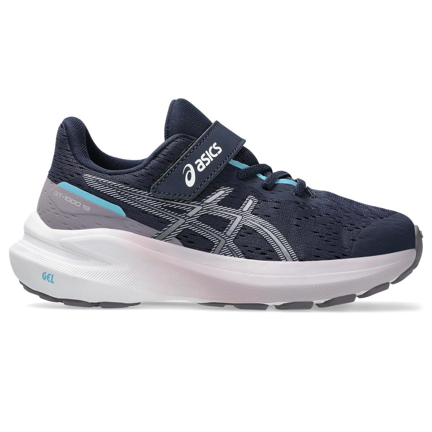 Asics - Chaussures De Running Enfants - Asics Gt-1000 13 Ps - Midnight/violet - Chaussures De Sport - Bleu|gris|violet - Decathlon
