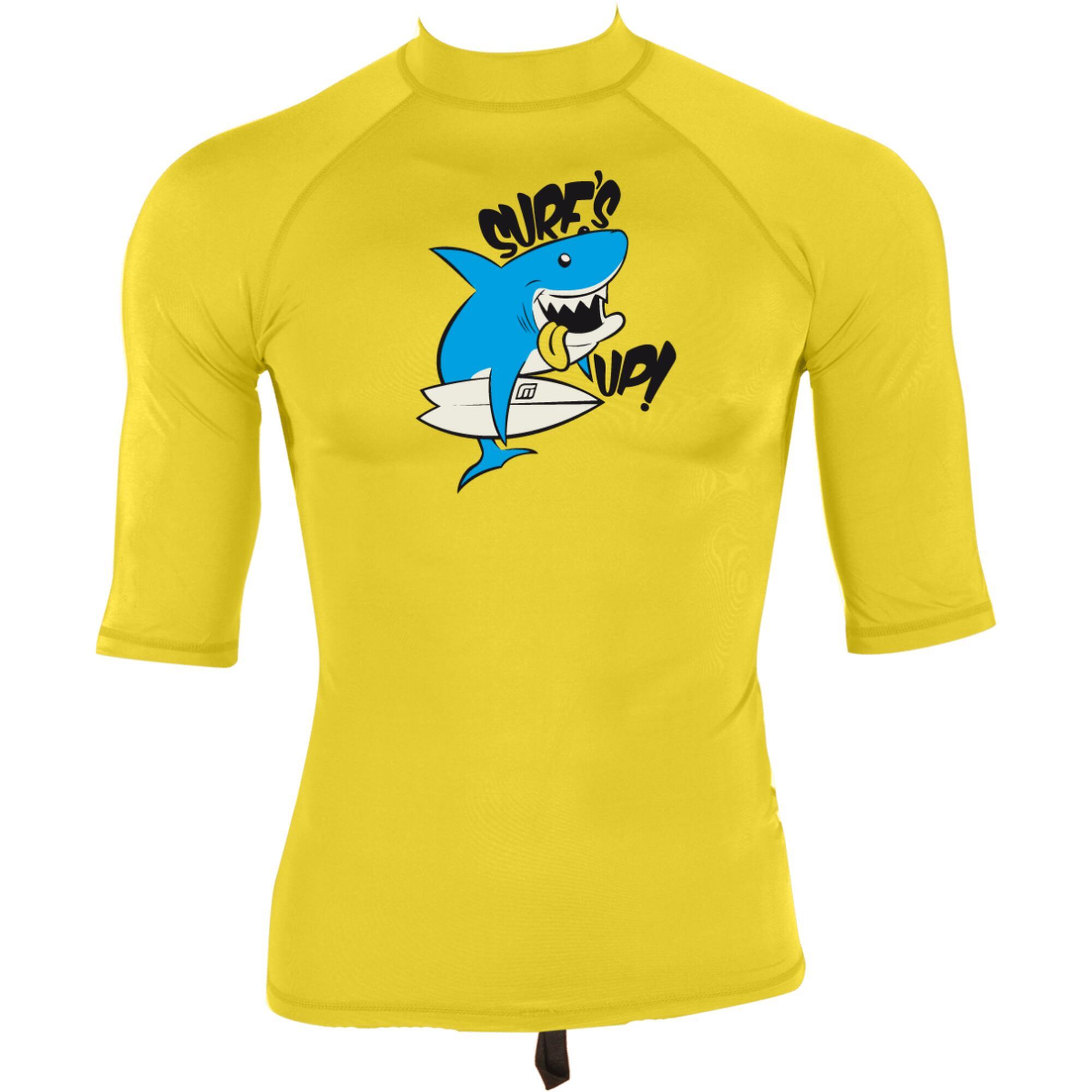 Mdns - Logo  - Lycra S/s Upf 50 Surf Bébé - Sous Combinaison - Jaune - 44 L - Decathlon