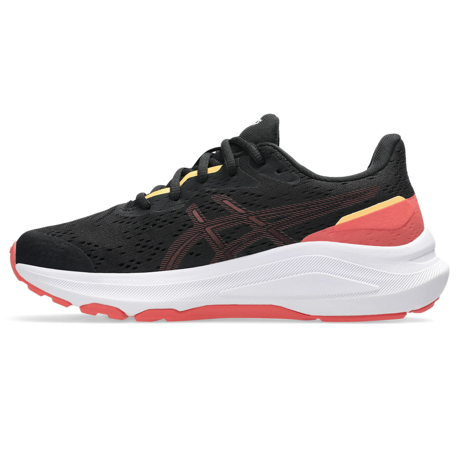 Chaussures De Running Enfants - ASICS GT-1000 13 GS - Black/Rubble Red 4/6