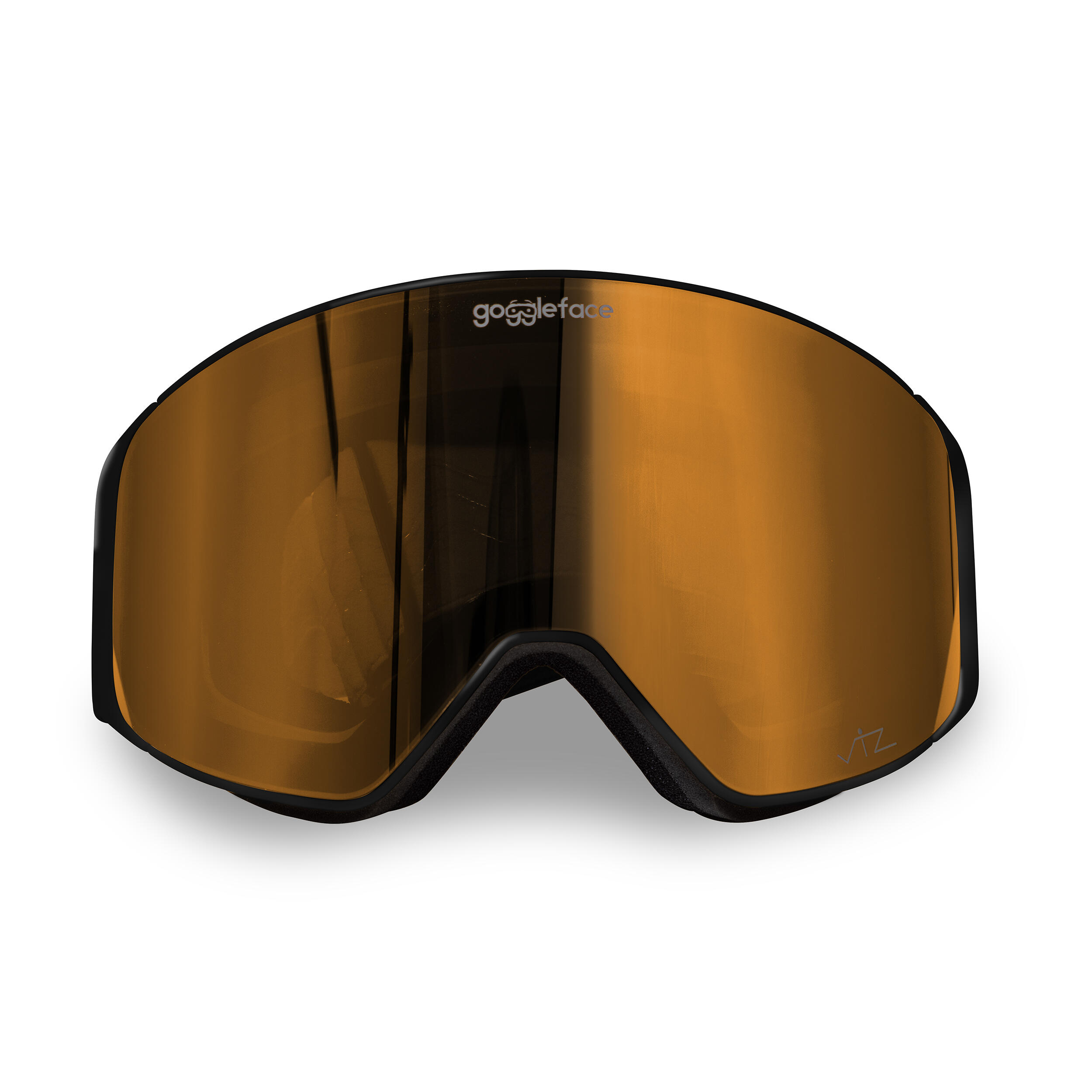 GOGGLEFACE Straight Line Pro Skibrille – Gold – Unisex 3/5