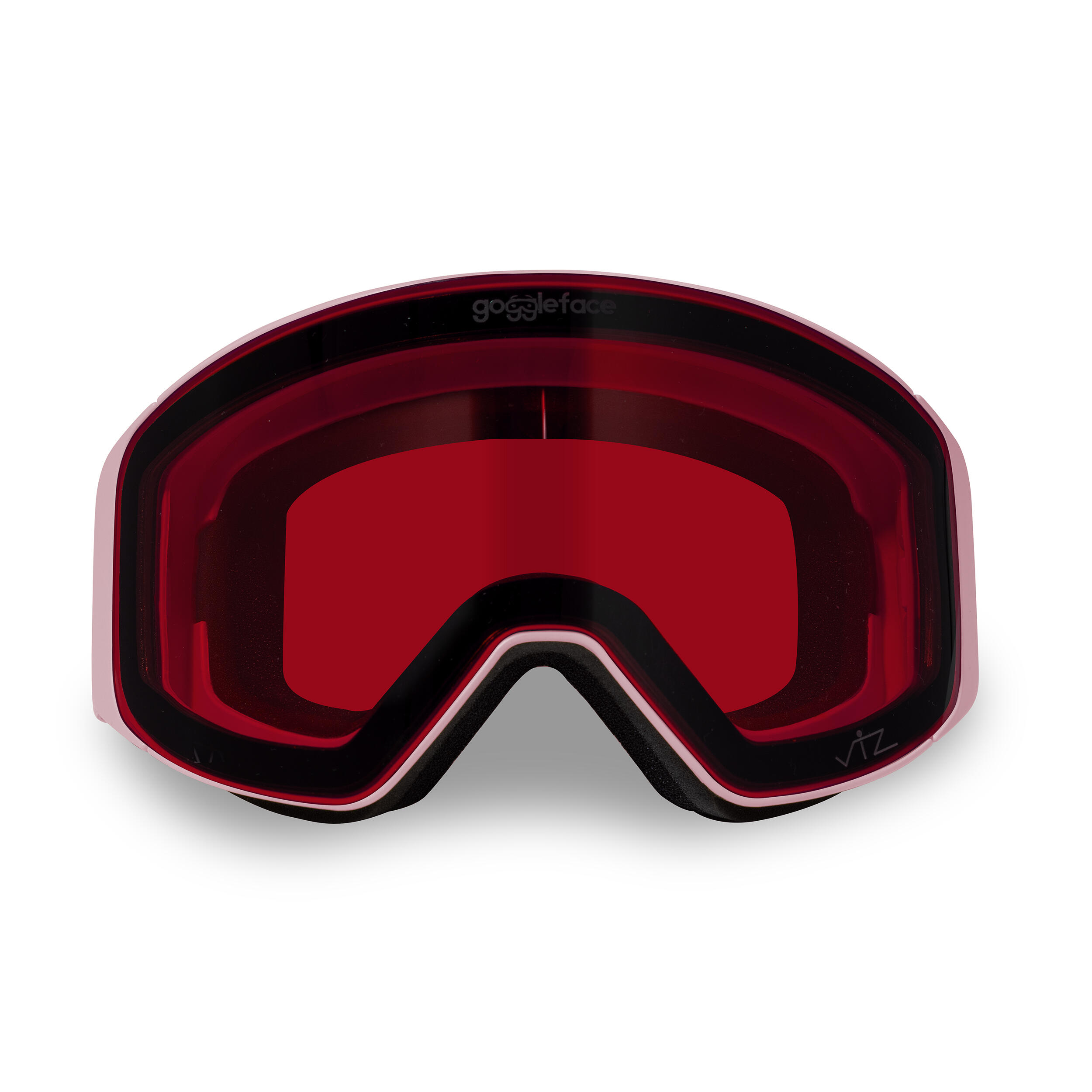 GOGGLEFACE Straight Line Pro Skibrille – Rosa – Unisex 5/5