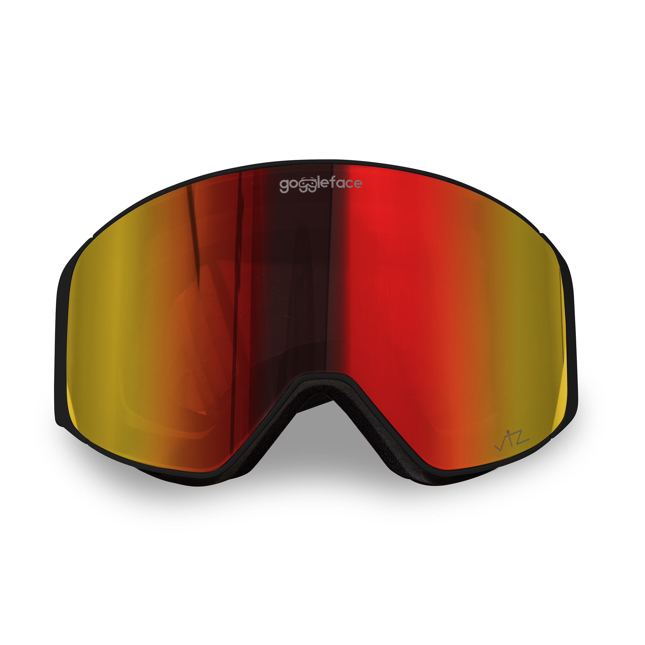 GOGGLEFACE Straight Line Pro Skibrille - Schwarz - Unisex 3/5