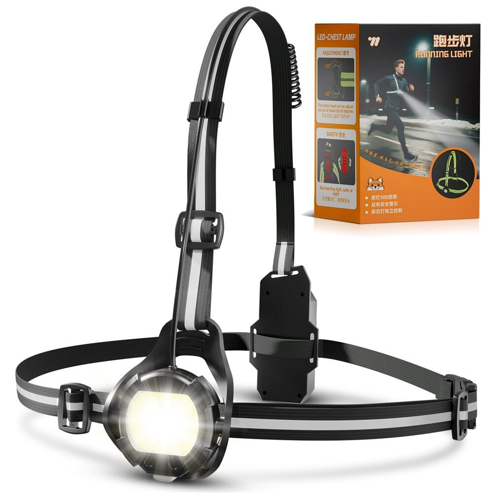 WEST BIKING Iluminação para Corrida Ciclismo Luz de Peito 500 Lumens 5/5