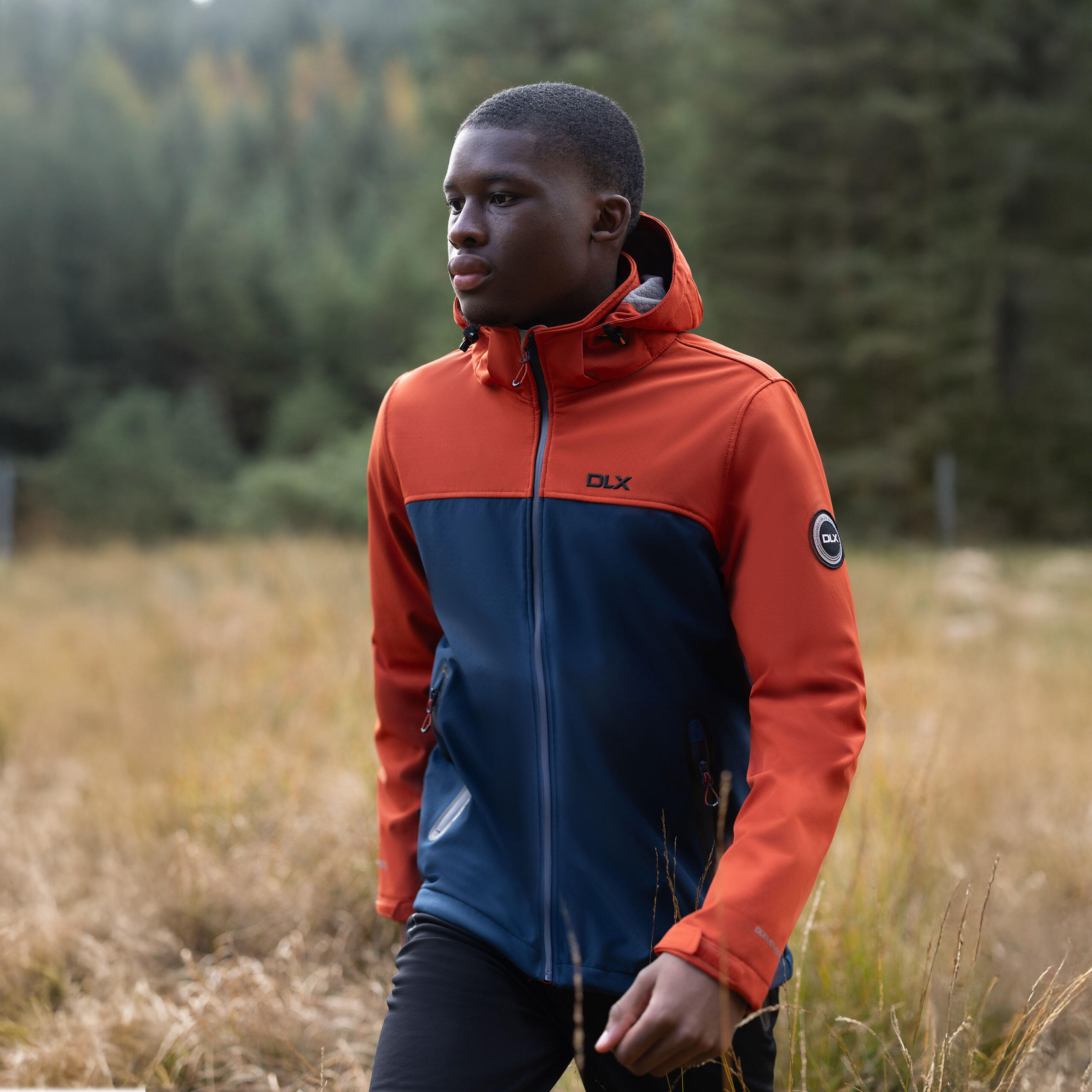 Dlx Moyler - Herren Dlx Softshell Jkt Burnt Orange 3/6