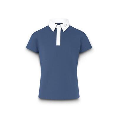 Wettkampfshirt Osaka – Turniershirt Junge – Kurzarm – Marine - Größe