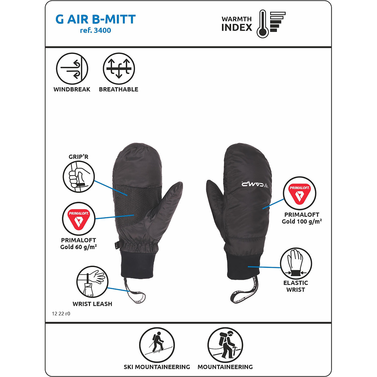 Unisex Softshell Handschuhe Vaude Lagalp II Schwarz 7/7
