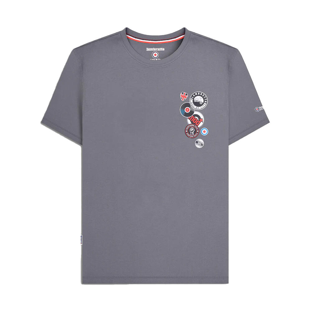 Lambretta Mens Badge Big & Tall T-Shirt