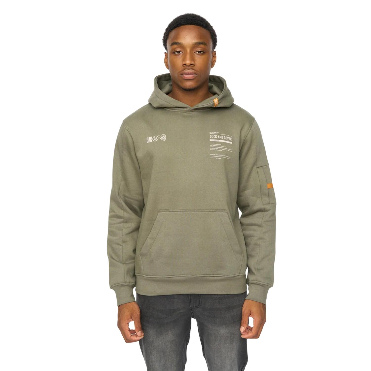 Duck and Cover Mens Skullmatic Hoodie