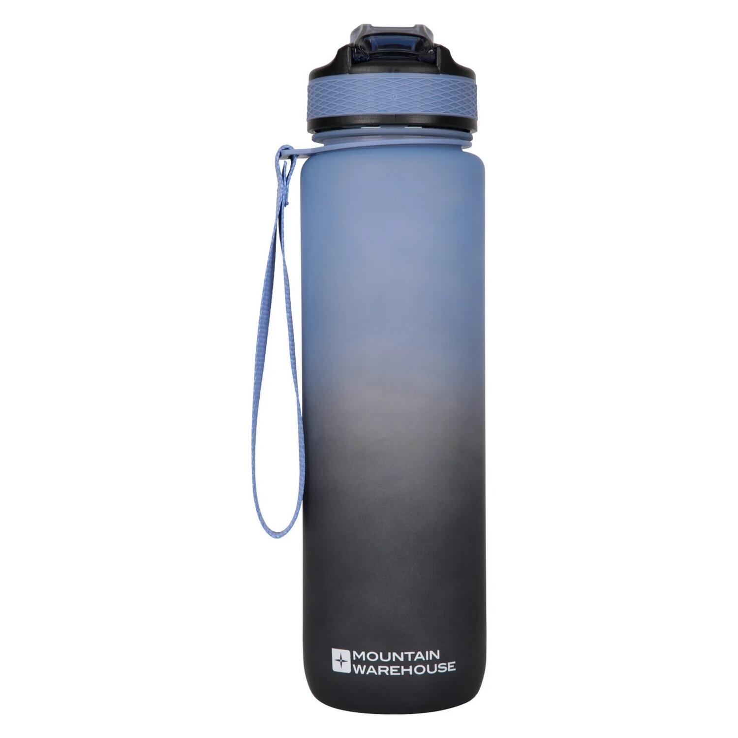 Mountain Warehouse Push Lid BPA Free 1L Water Bottle