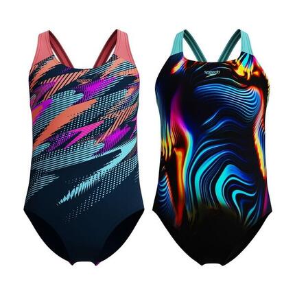 Maillot de bain 1 pièce fille Speedo Digital Placement Splashback