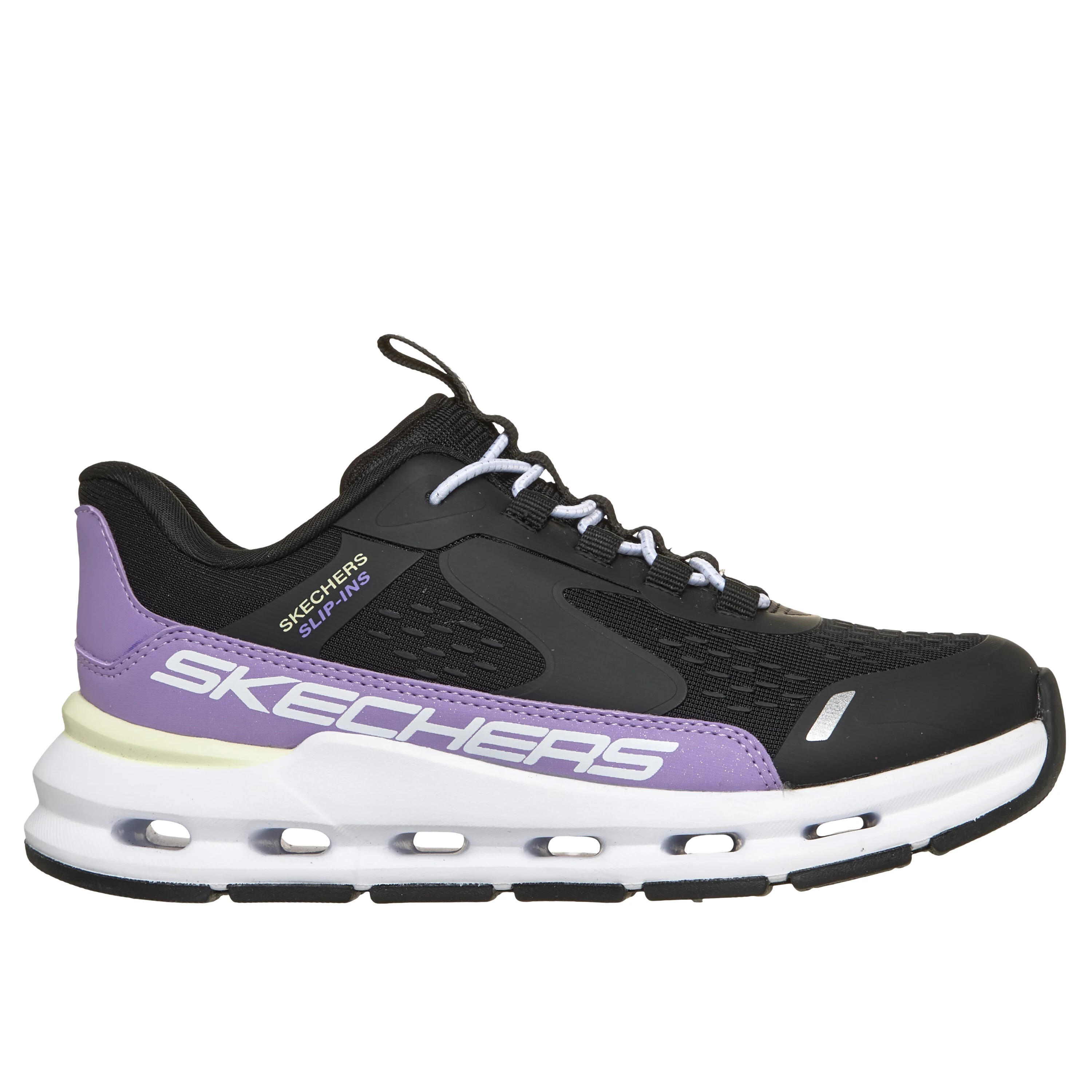 Skechers - Baskets Fille Skechers Glide-step Vista Lane - Baskets - Noir|violet - Decathlon