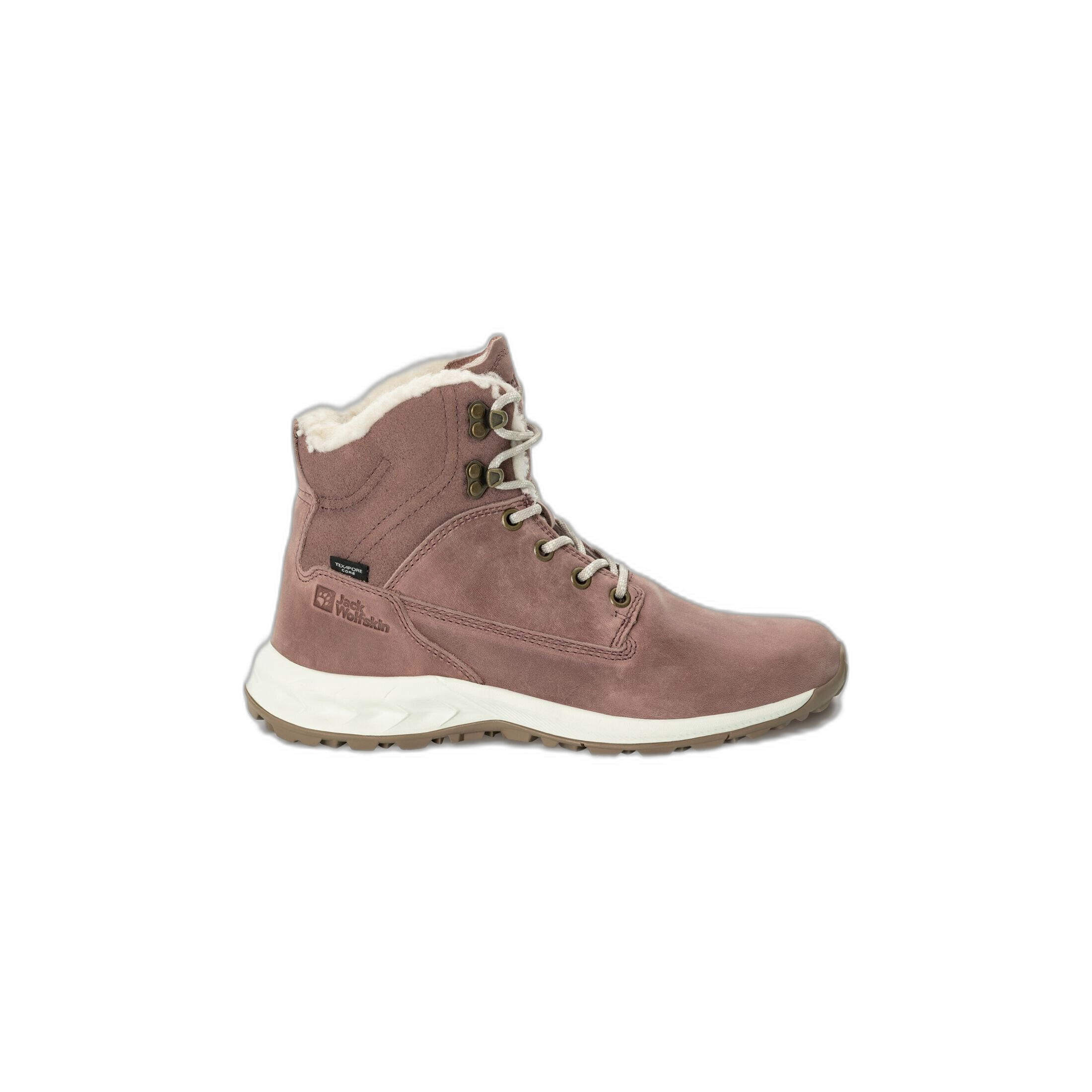 Jack Wolfskin - Bottes D'Hiver Femme Jack Wolfskin Queenstown City Texapore - Bottes De Neige - Rose - Decathlon