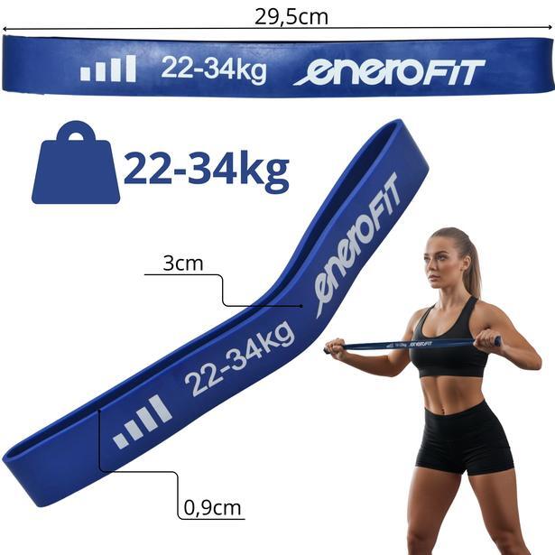 Guma fitness Eb Fit krótka 22-34 kg 3/4