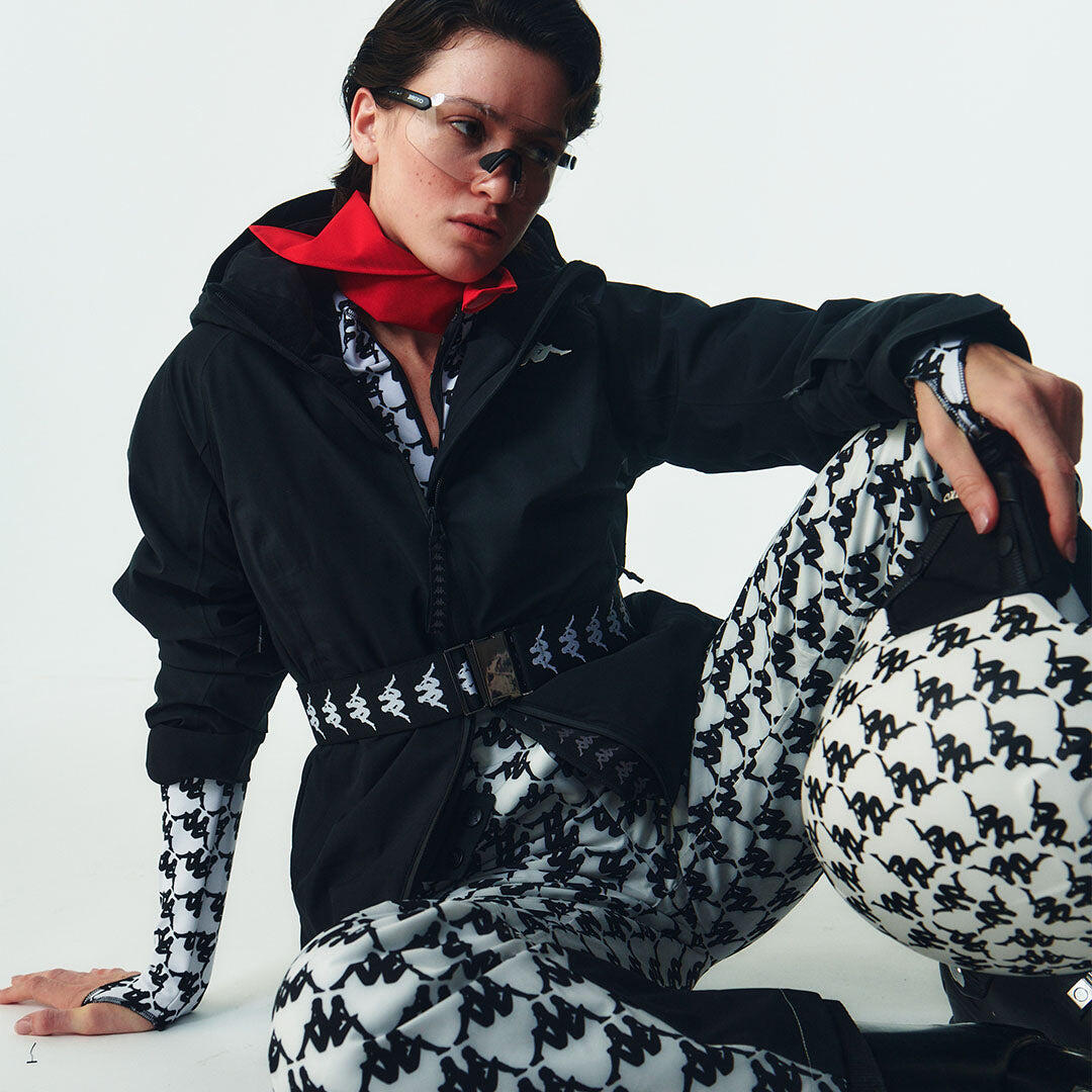 Kappa - Pantalon De Ski De Ski 8cento 834g Femme - Pantalon De Ski - Blanc|noir - Decathlon