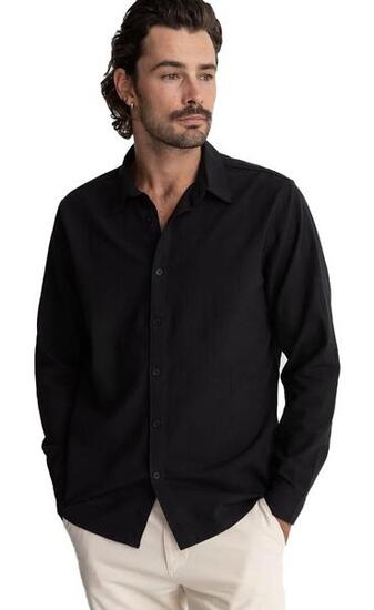 Classic Linen L/S - Chemise Homme