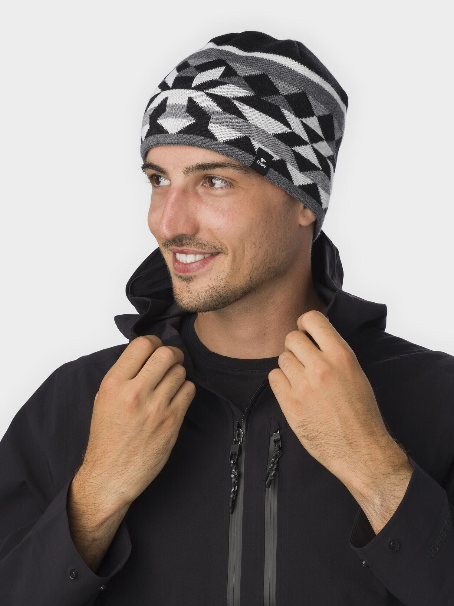 Mütze Pixie Wintermütze Herren Strickmütze Fleece warm Merino 4/5
