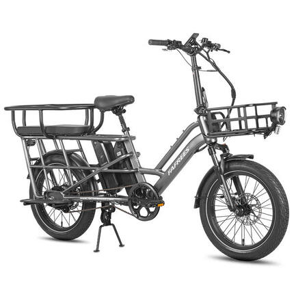 Vélo cargo électrique Fafrees FF20 CUV, 2 batteries 12 Ah, avec siège enfant