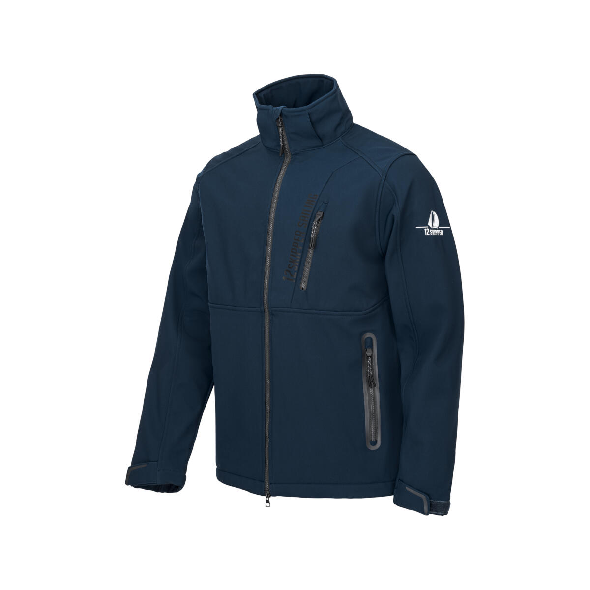 12SKIPPER Amundsen Softshell-Jacke Unisex marineblau