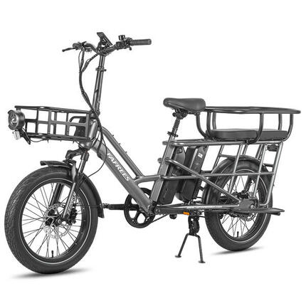 Vélo électrique Fafrees FF20 CUV Longtail, 2 batteries 12 Ah, 250 W