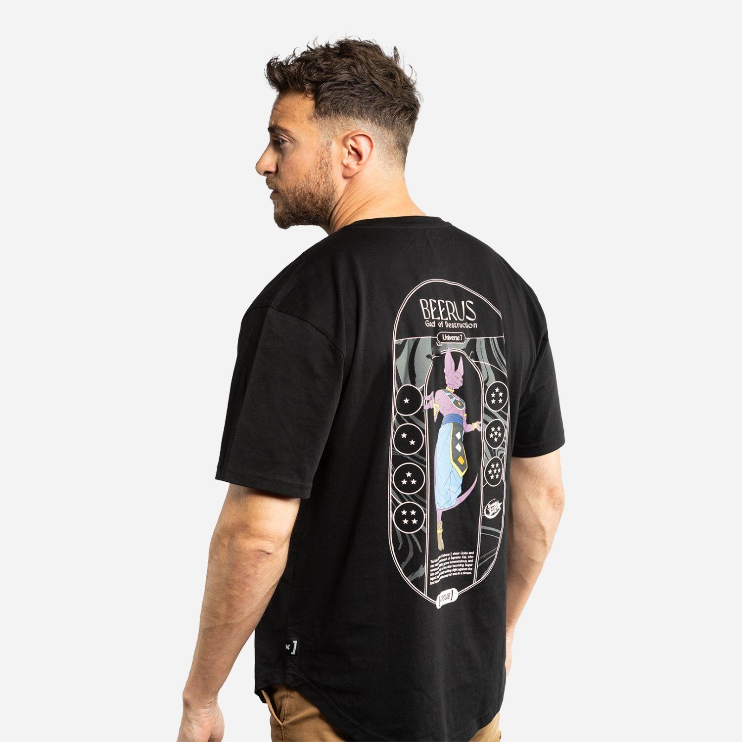 T-shirt homme confort fit avec print Dragon Ball Super Beerus 2/3