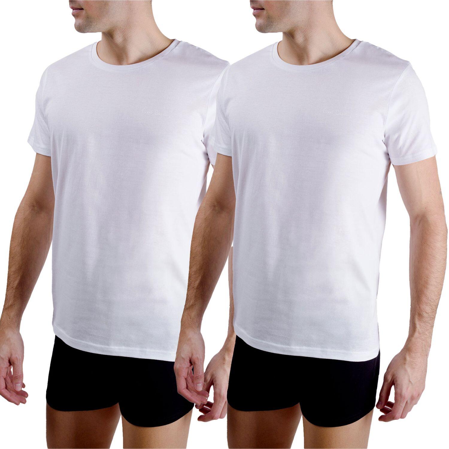 Lot de 2 t-shirts homme col rond avec broderie sur la poitrine 1/1