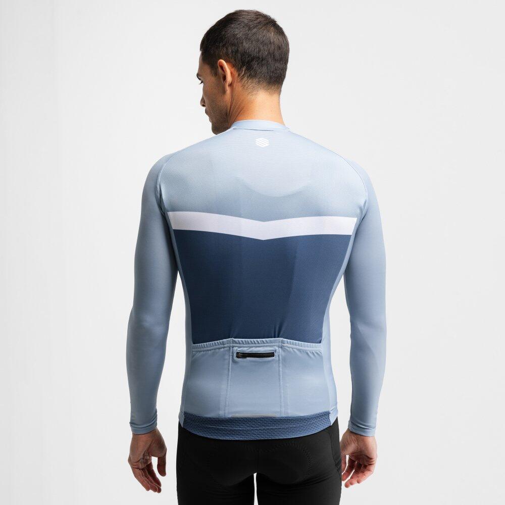Maillot vélo manches longues homme Cyclisme M2 Jouxplane Bleu 6/7