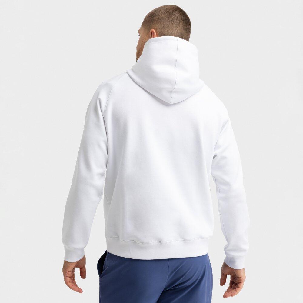 Sweat à capuche de padel homme Break White Blanc 6/7