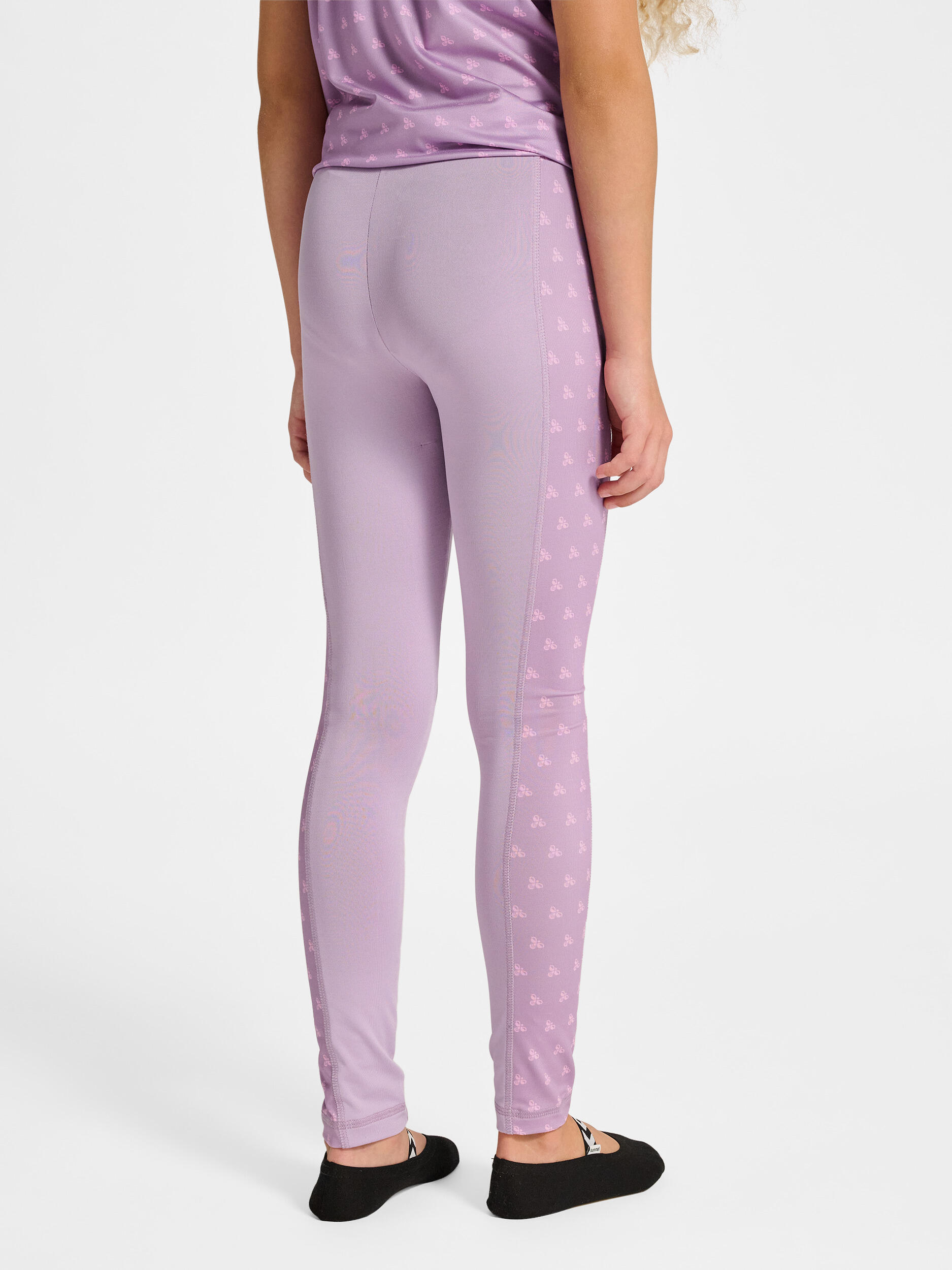 Leggings de cintura alta para raparigas Hummel MIX 2/7