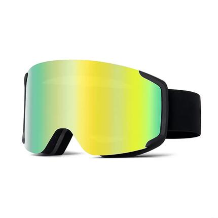 Ski- und Snowboardbrille Fluor HX-054 Scheibe Blau Verspiegelt Unisex