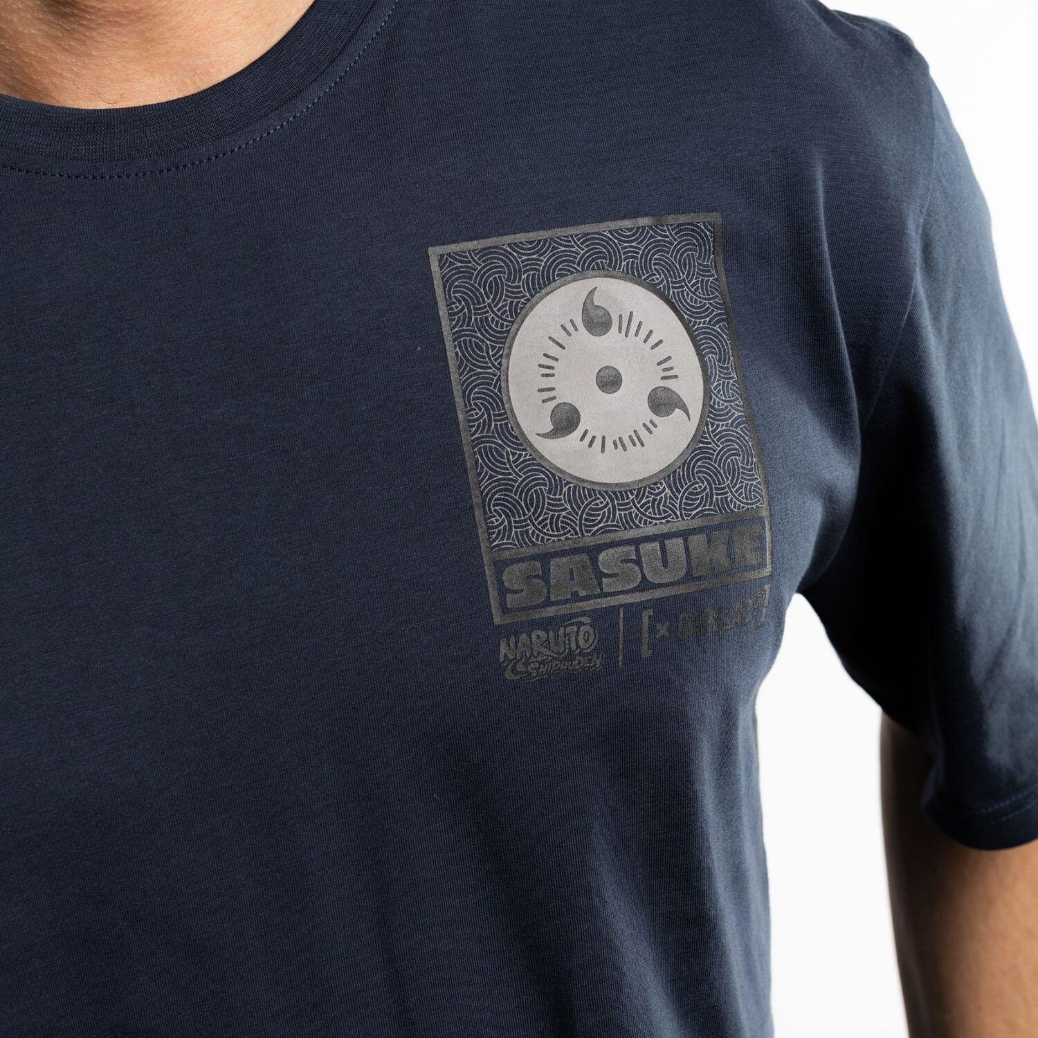 T-shirt homme relax fit avec print Naruto Shippuden Sasuke 4/5