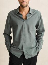 Classic Linen - Chemise Homme Manches Longues