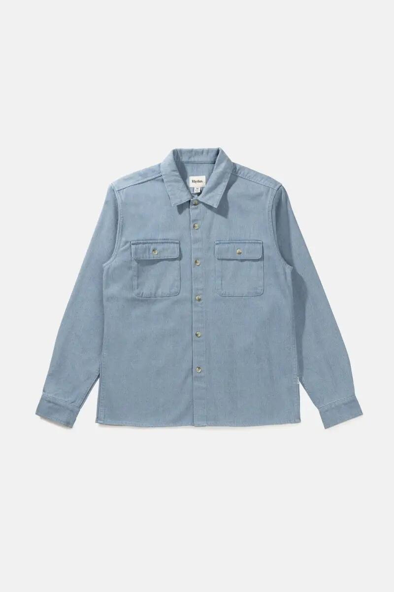 Denim Ls Shirt Chemise Jean Manches Longues Homme 4/4