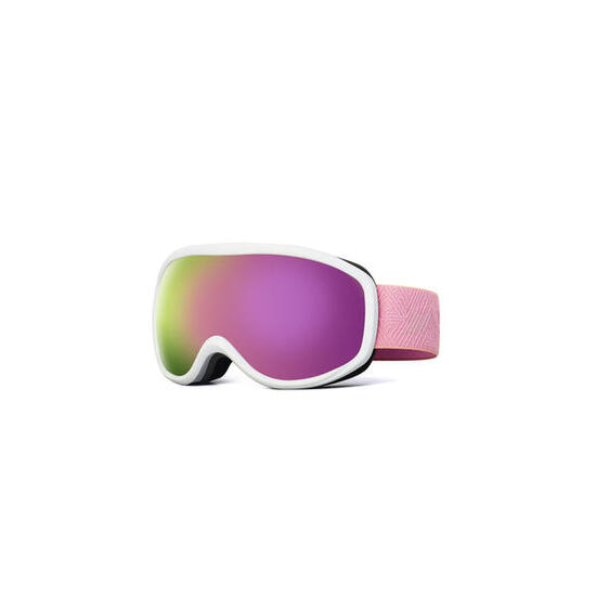 Ski- und Snowboardbrille Fluor HX-053 Scheibe Rot Verspiegelt Unisex