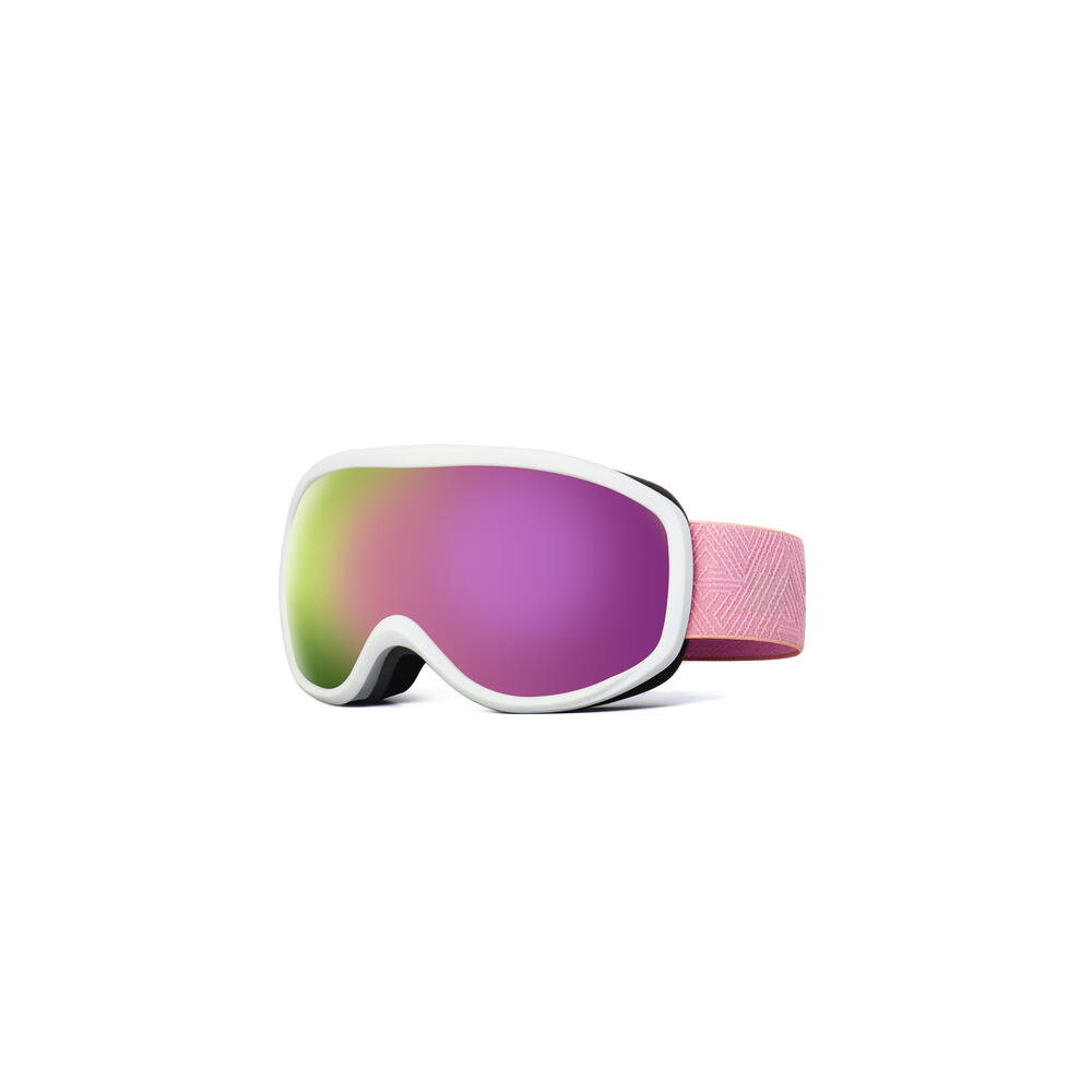 Fluor - Lunettes De Ski Fluor Eyewear Hx-053 - C2 Blanc/violet - Masque De Ski - Blanc|violet - Taille Unique - Decathlon