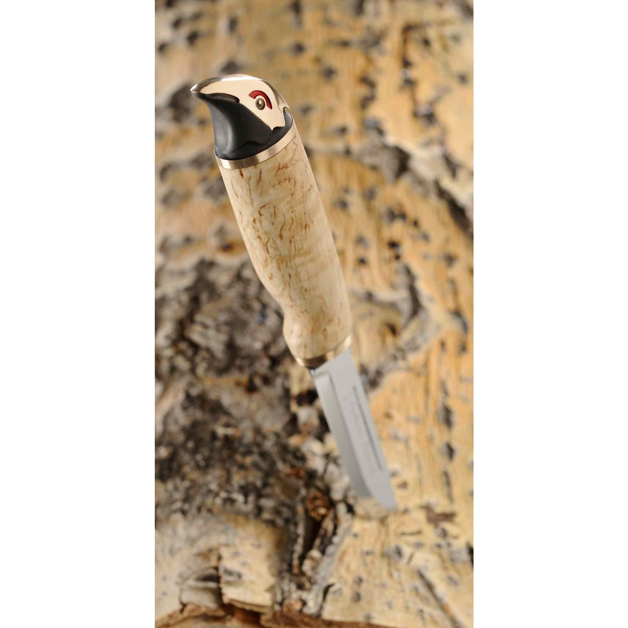 CUTIT MARTTIINI WOOD GROUSE GIFT BOX, TEACA PIELE, LAMA 110 MM