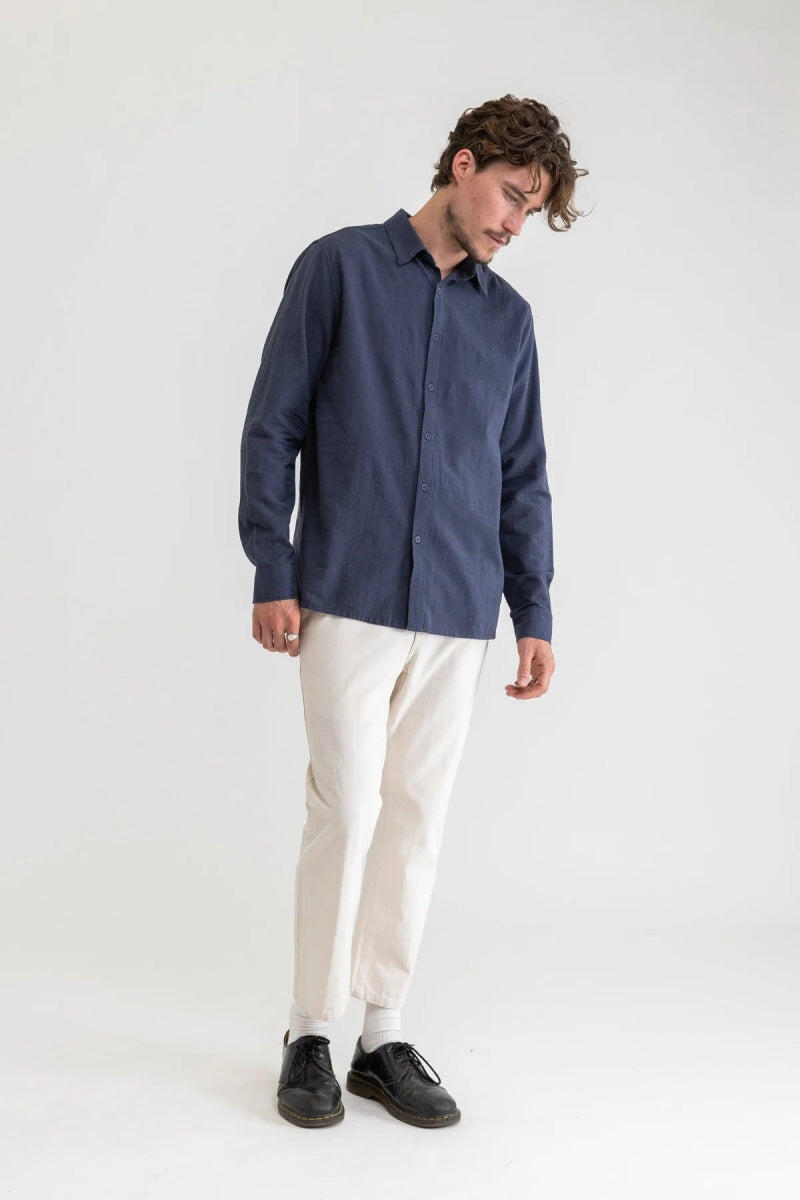 Classic Linen - L/S Chemise Homme 3/4