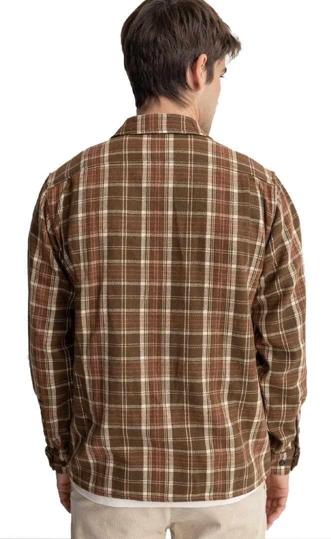 Franela - Camisa de manga larga para hombre 3/5