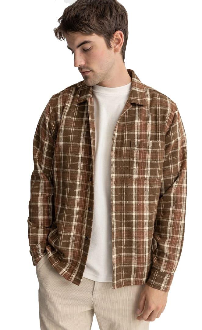 Franela - Camisa de manga larga para hombre 2/5